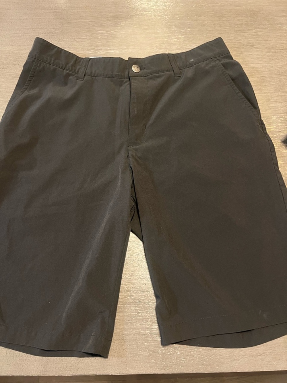 Men's Black Casual Performance Shorts